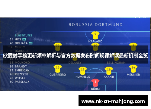 欧冠射手榜更新频率解析与官方数据发布时间规律解读最新机制全览