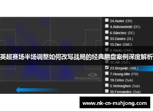 英超赛场半场调整如何改写战局的经典翻盘案例深度解析 英超赛场半场调整如何改写战局的经典翻盘案例深度解析